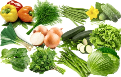 Польза овощей и их калорийность
